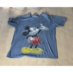 Disney Mickey Mouse Shirt Size XL Blue Disney Store